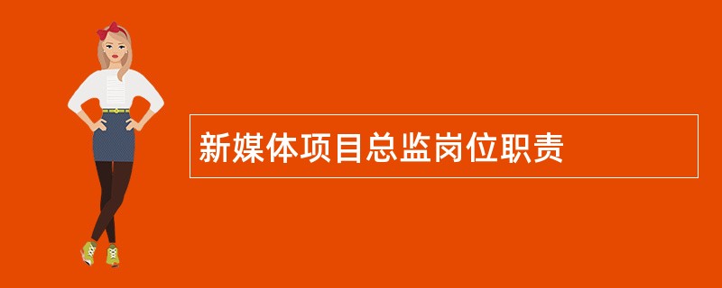 新媒体项目总监岗位职责