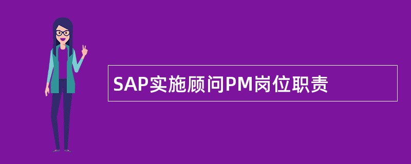 SAP实施顾问PM岗位职责