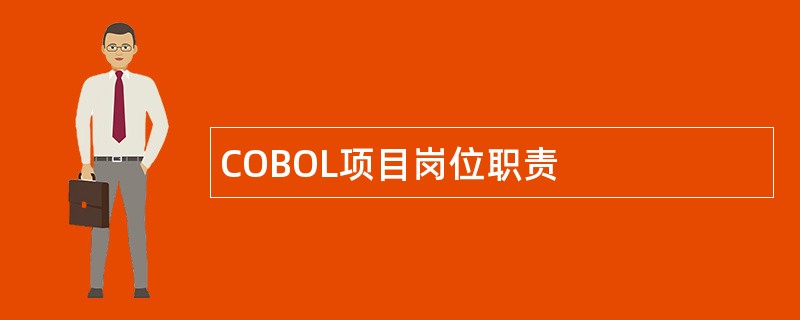 COBOL项目岗位职责