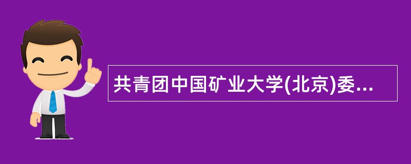 共青团中国矿业大学(北京)委员会岗位职责