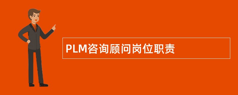 PLM咨询顾问岗位职责