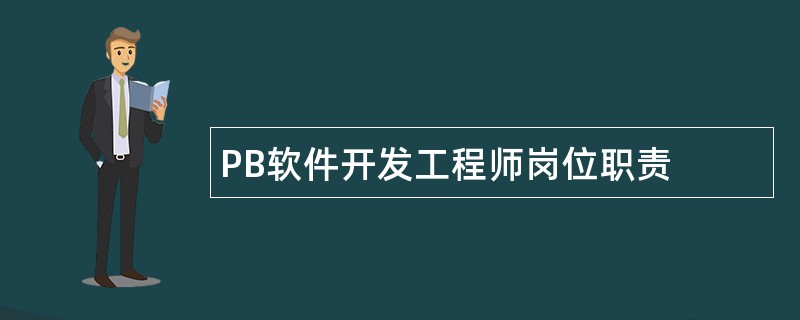 PB软件开发工程师岗位职责