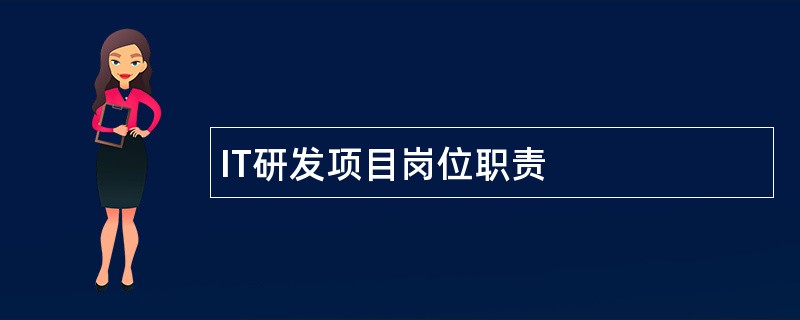 IT研发项目岗位职责