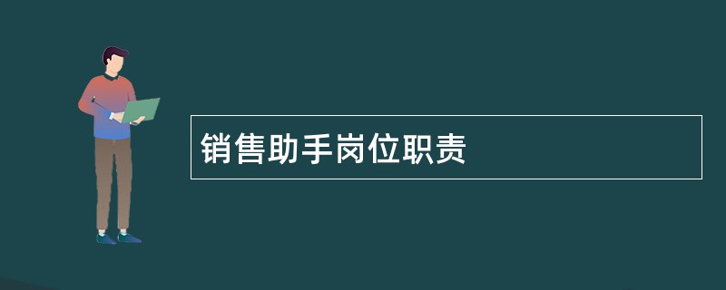 销售助手岗位职责