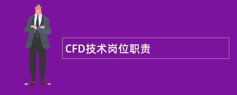 CFD技术岗位职责