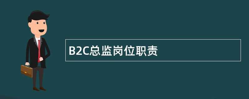 B2C总监岗位职责