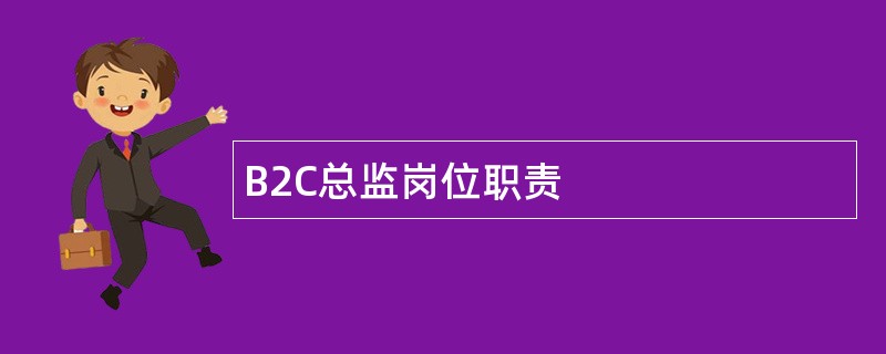 B2C总监岗位职责