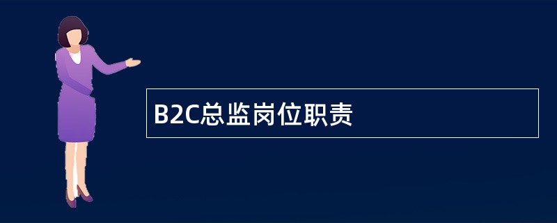 B2C总监岗位职责