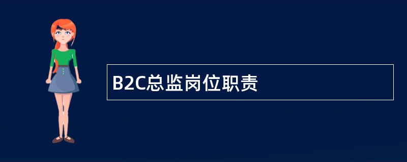 B2C总监岗位职责