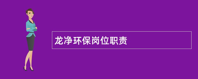 龙净环保岗位职责