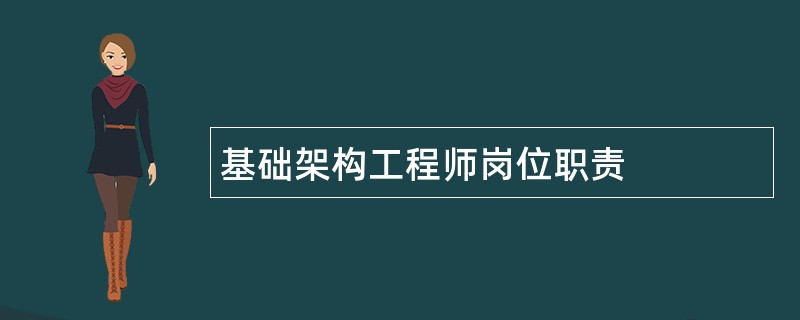 基础架构工程师岗位职责