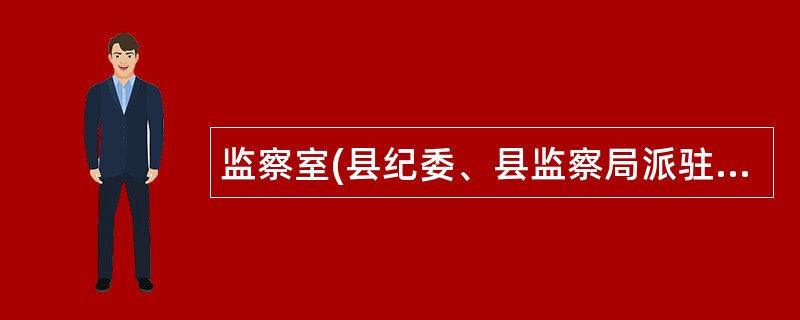 监察室(县纪委、县监察局派驻)岗位职责