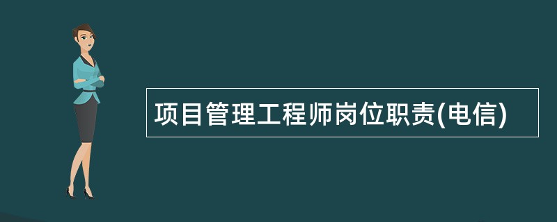 项目管理工程师岗位职责(电信)