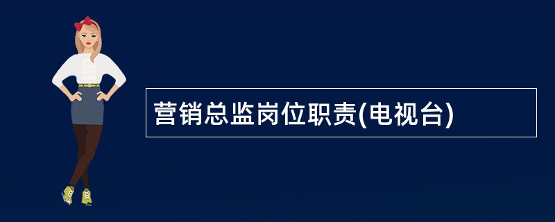 营销总监岗位职责(电视台)