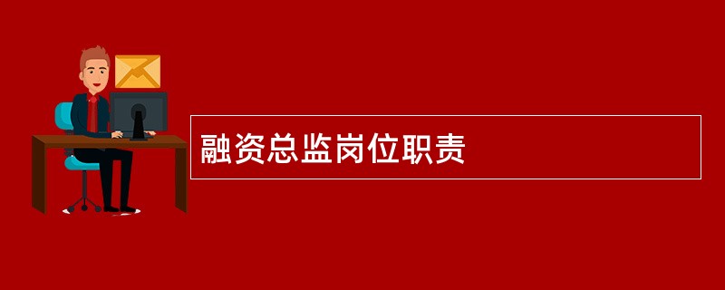 融资总监岗位职责