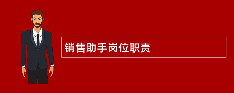 销售助手岗位职责