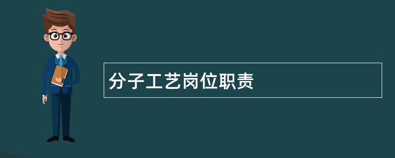 分子工艺岗位职责