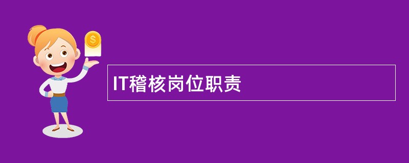 IT稽核岗位职责