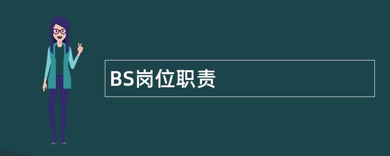 BS岗位职责