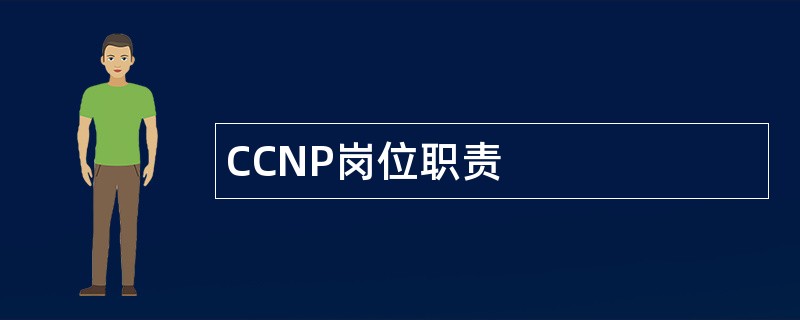 CCNP岗位职责