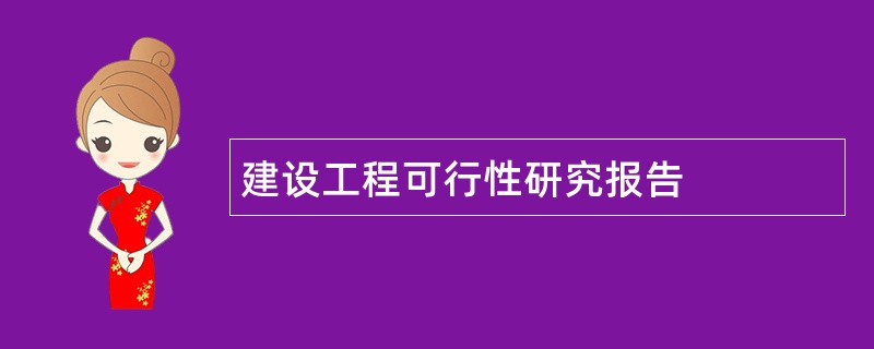 建设工程可行性研究报告