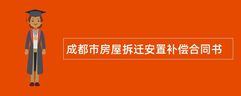 成都市房屋拆迁安置补偿合同书