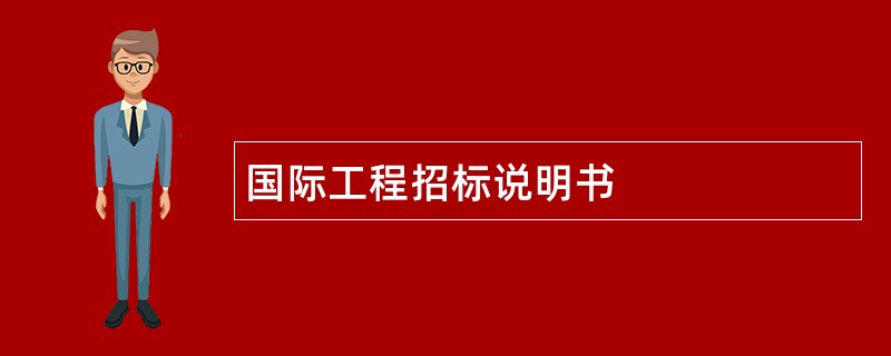 国际工程招标说明书