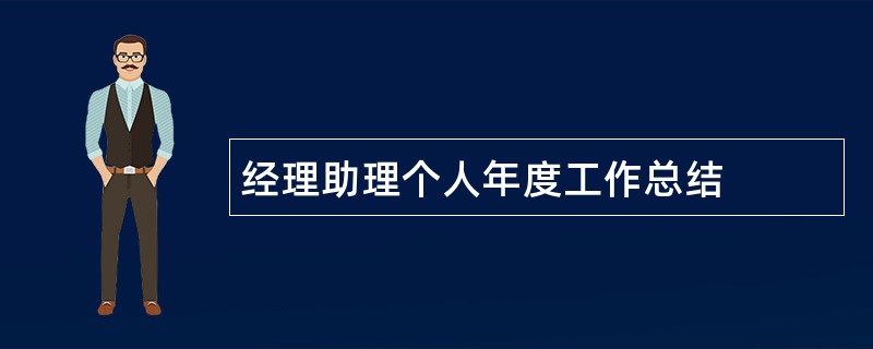 经理助理个人年度工作总结