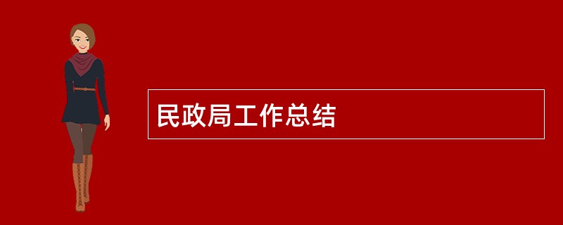 民政局工作总结