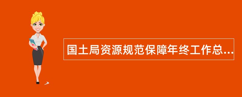 国土局资源规范保障年终工作总结