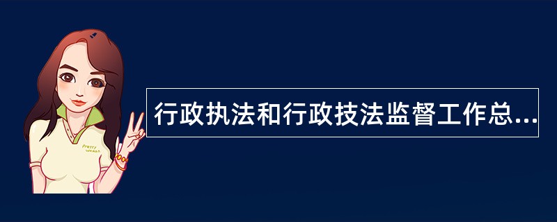 行政执法和行政技法监督工作总结