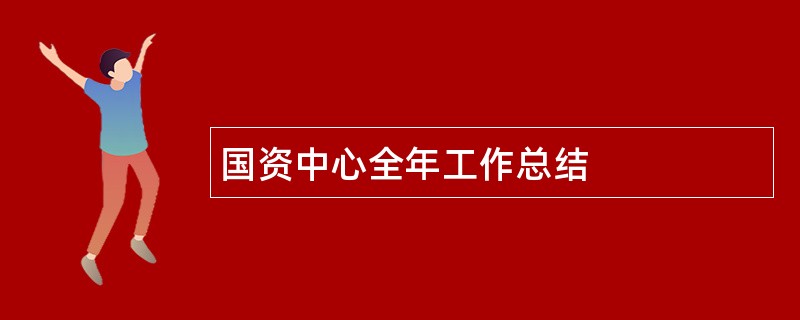 国资中心全年工作总结