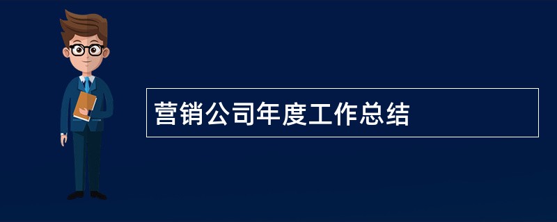 营销公司年度工作总结