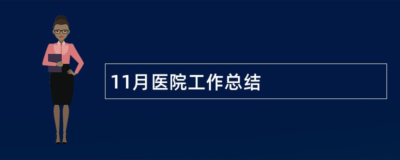 11月医院工作总结