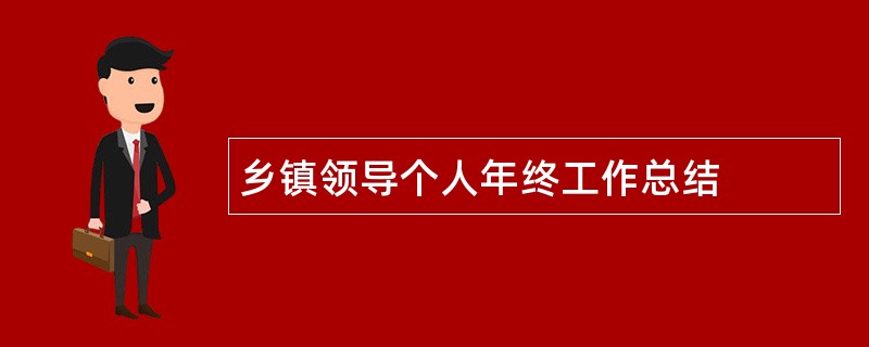 乡镇领导个人年终工作总结