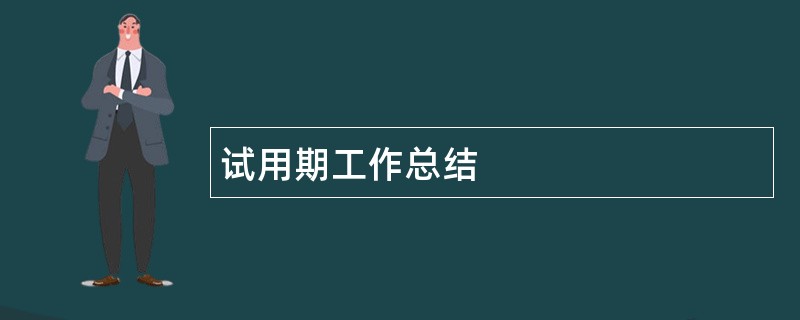 试用期工作总结