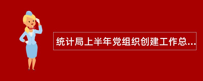 统计局上半年党组织创建工作总结