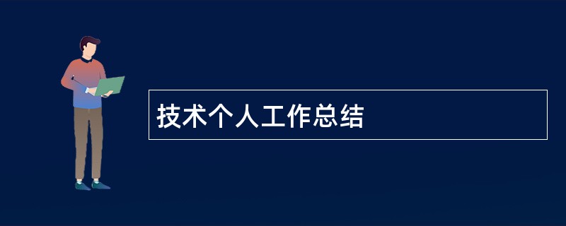 技术个人工作总结