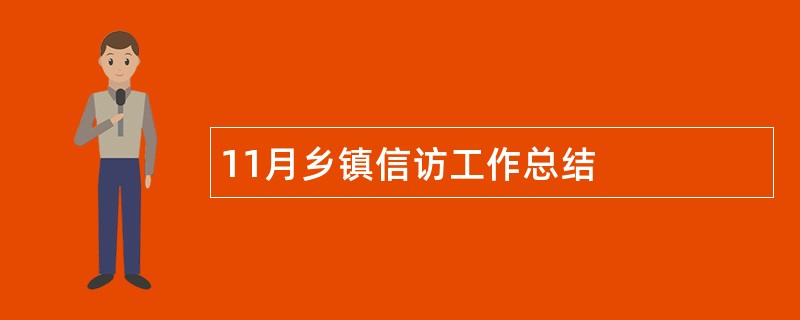 11月乡镇信访工作总结