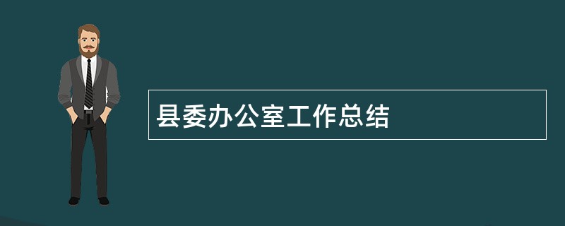 县委办公室工作总结