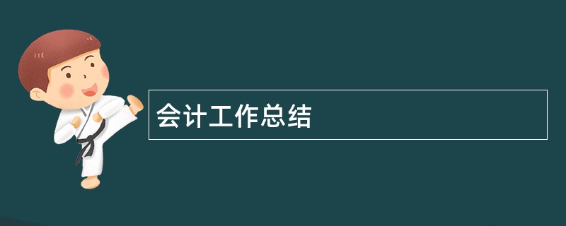 会计工作总结