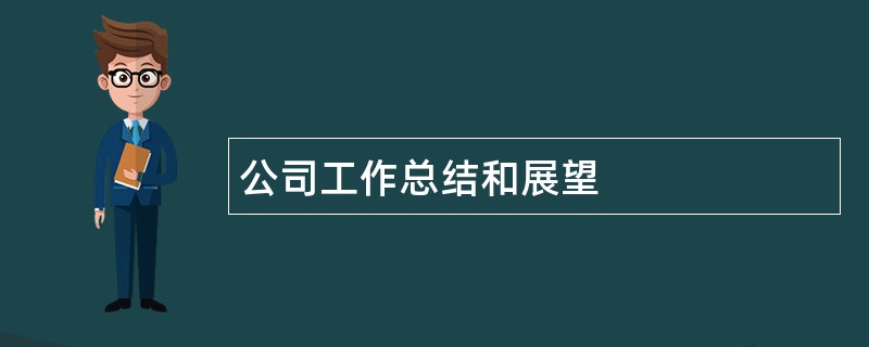 公司工作总结和展望