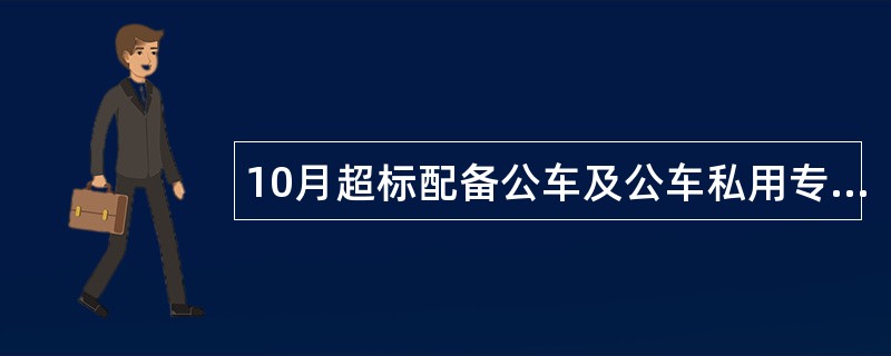 10月超标配备公车及公车私用专项整治工作总结