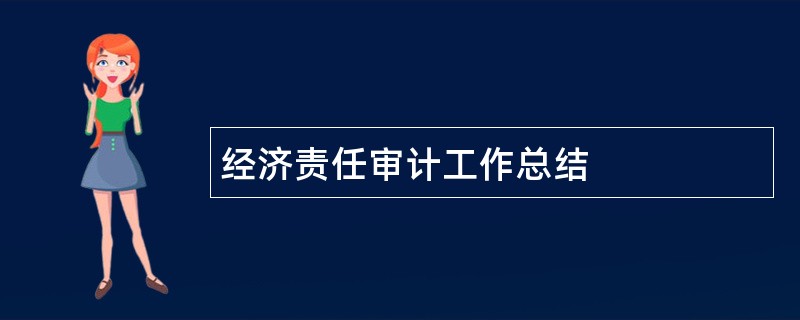 经济责任审计工作总结