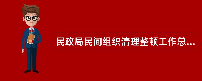 民政局民间组织清理整顿工作总结