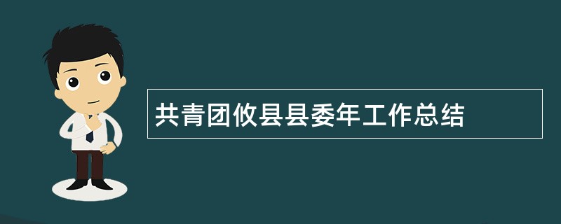 共青团攸县县委年工作总结