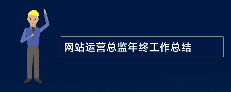 网站运营总监年终工作总结