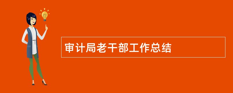 审计局老干部工作总结