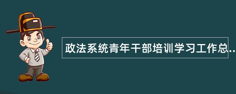 政法系统青年干部培训学习工作总结3000字