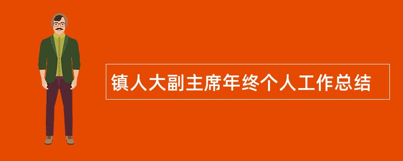 镇人大副主席年终个人工作总结